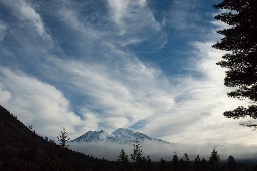 The view of Mt. Shasta